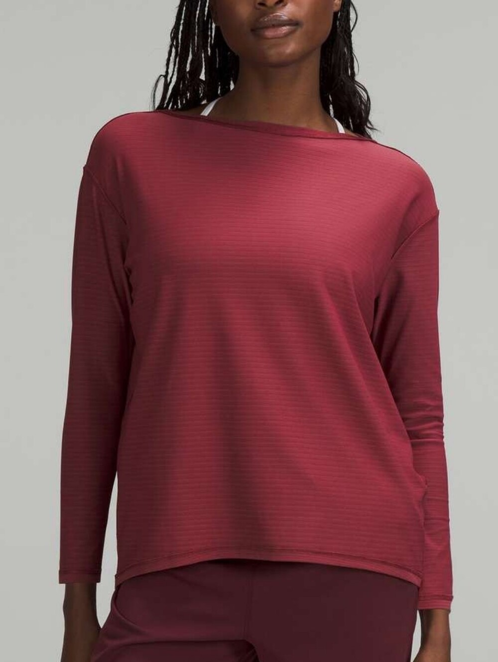lululemon Back in Action Long Sleeve Shirt Size 14
